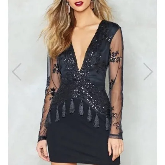 NWOT Nasty Gal Sequin Dress - Picture 2 of 15